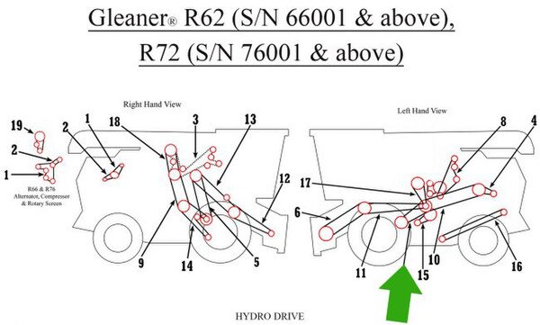 71374276 Hydro Dr. Belt Agco